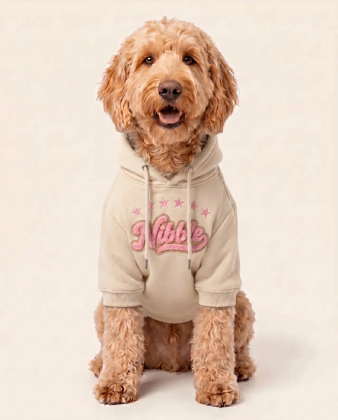 Signature Nibble Hoodie — Biscuit
