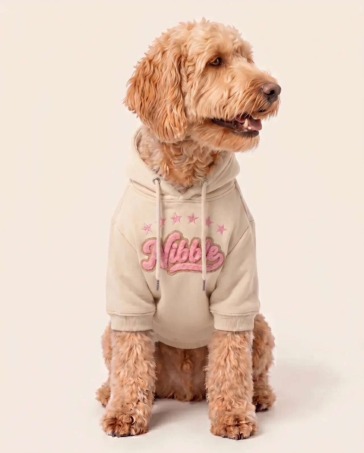 Signature Nibble Hoodie — Biscuit